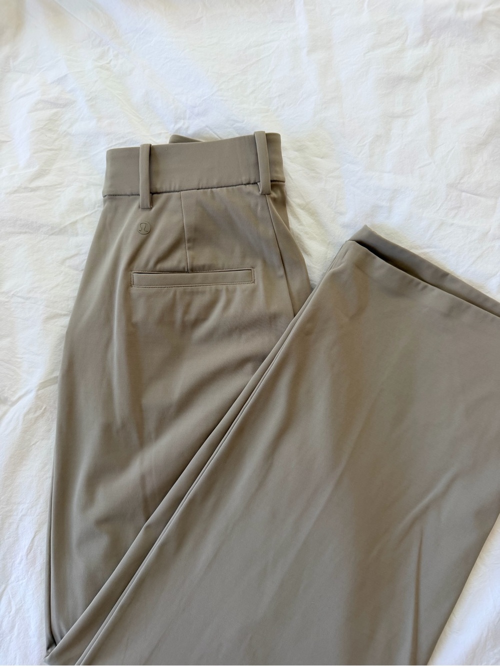 Daydrift High-Rise Trousers Sheer Oak